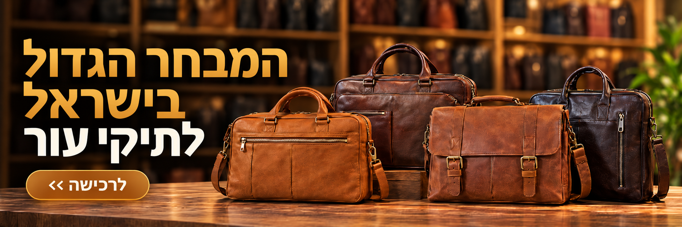 המבחר הגדול בישראל לתיקי עור- אלטר מזוודות ותיקים ד