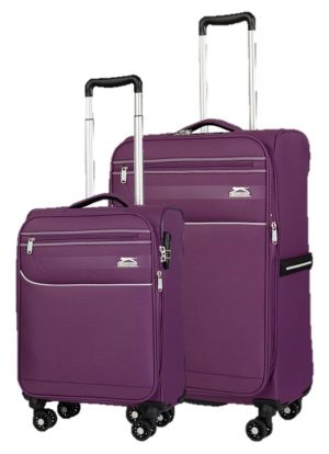 זוג מזוודות קלות במיוחד בינונית (25”) + קטנה (20”) Slazenger B-Lite II