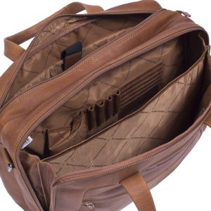 תיק עור גדול למחשב 17" The Chesterfield Brand Ryan