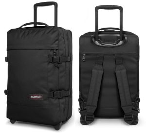 תיק נסיעות קטן על גלגלים למטוס + רצועות גב Eastpak Strapverz S
