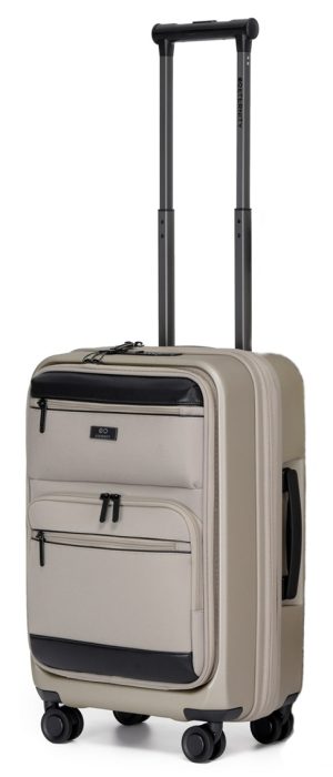 טרולי קשיחה לעליה למטוס + תא מחשב Eternity Tampa 55X37X22