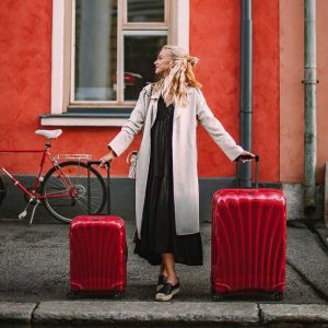 מזוודת טרולי מתרחבת סמסונייט Samsonite C-lite 55*40*20cm