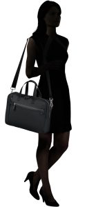 תיק עבודה לנשים סמסוניט 2 תאים מחשב 15.6 Samsonite Eco Wave