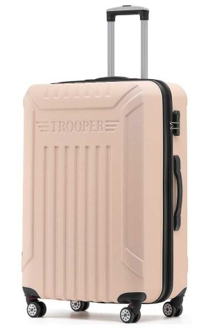 מזוודה קשיחה בינונית Trooper Missouri 24 pink