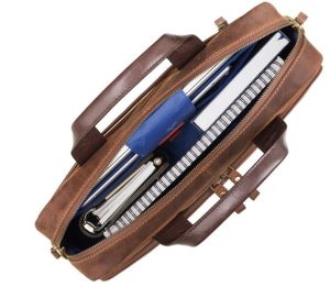 תיק עסקים וינטג' למחשב 15.6" Visconti Hugo