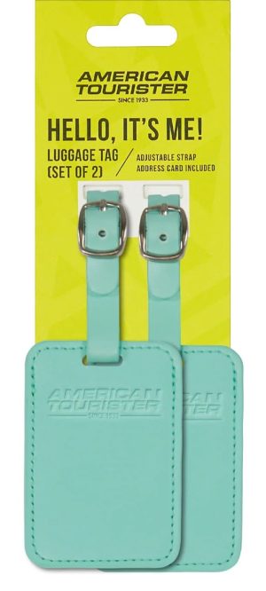 זוג תגי שם למזוודה American Tourister 6
