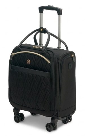 מזוודת טרולי מעוצבת לאישה Verage Aphro Underseat Black 1