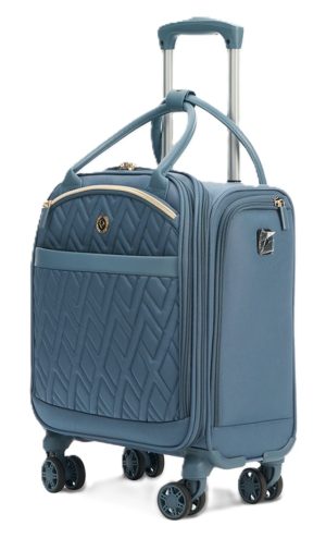 מזוודת טרולי מעוצבת לאישה Verage Aphro Underseat Blue 1
