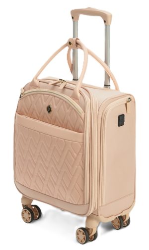 מזוודת טרולי מעוצבת לאישה Verage Aphro Underseat Pink 1